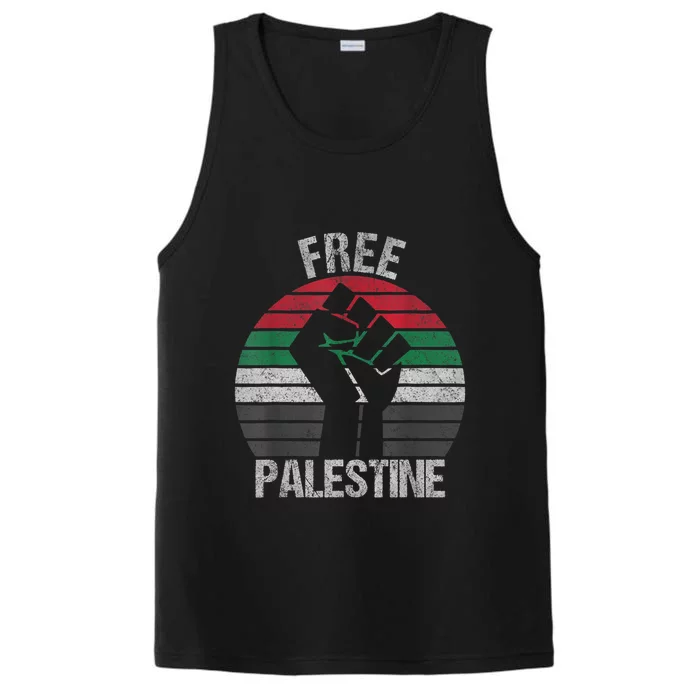 Free Palestine Gaza Palestinian Performance Tank