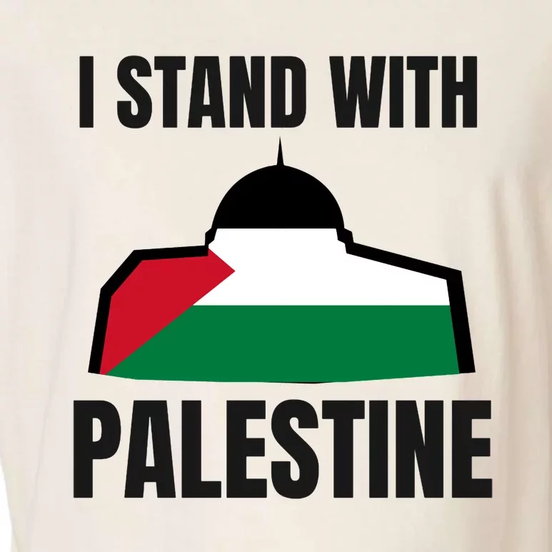 Free Palestine Gaza Flag I Stand With Palestine Freedom Garment-Dyed Women's Muscle Tee