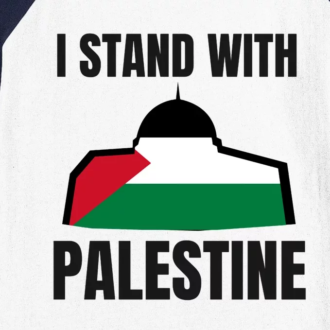 Free Palestine Gaza Flag I Stand With Palestine Freedom Baseball Sleeve Shirt