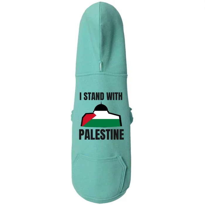 Free Palestine Gaza Flag I Stand With Palestine Freedom Doggie 3-End Fleece Hoodie