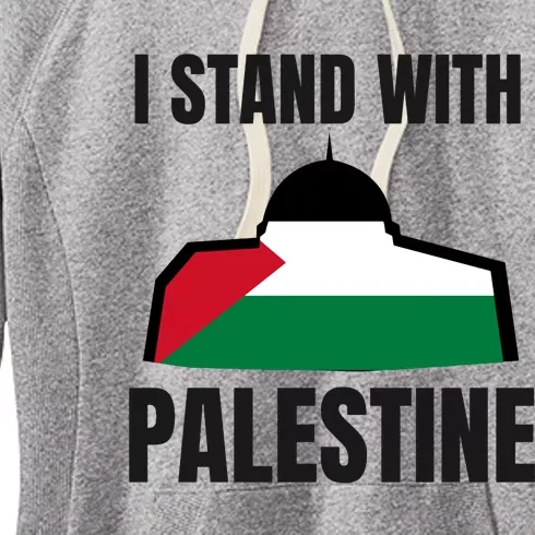 Free Palestine Gaza Flag I Stand With Palestine Freedom Women's Fleece Hoodie