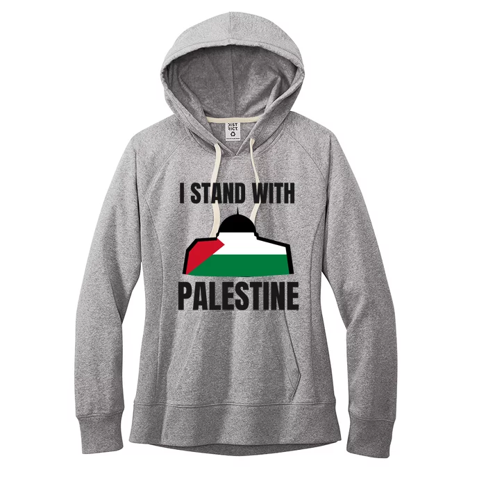 Free Palestine Gaza Flag I Stand With Palestine Freedom Women's Fleece Hoodie