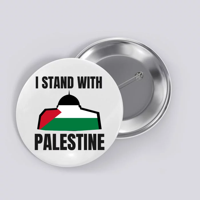 Free Palestine Gaza Flag I Stand With Palestine Freedom Button