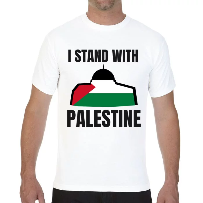 Free Palestine Gaza Flag I Stand With Palestine Freedom Comfort Colors T-Shirt