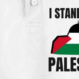 Free Palestine Gaza Flag I Stand With Palestine Freedom Dry Zone Grid Performance Polo