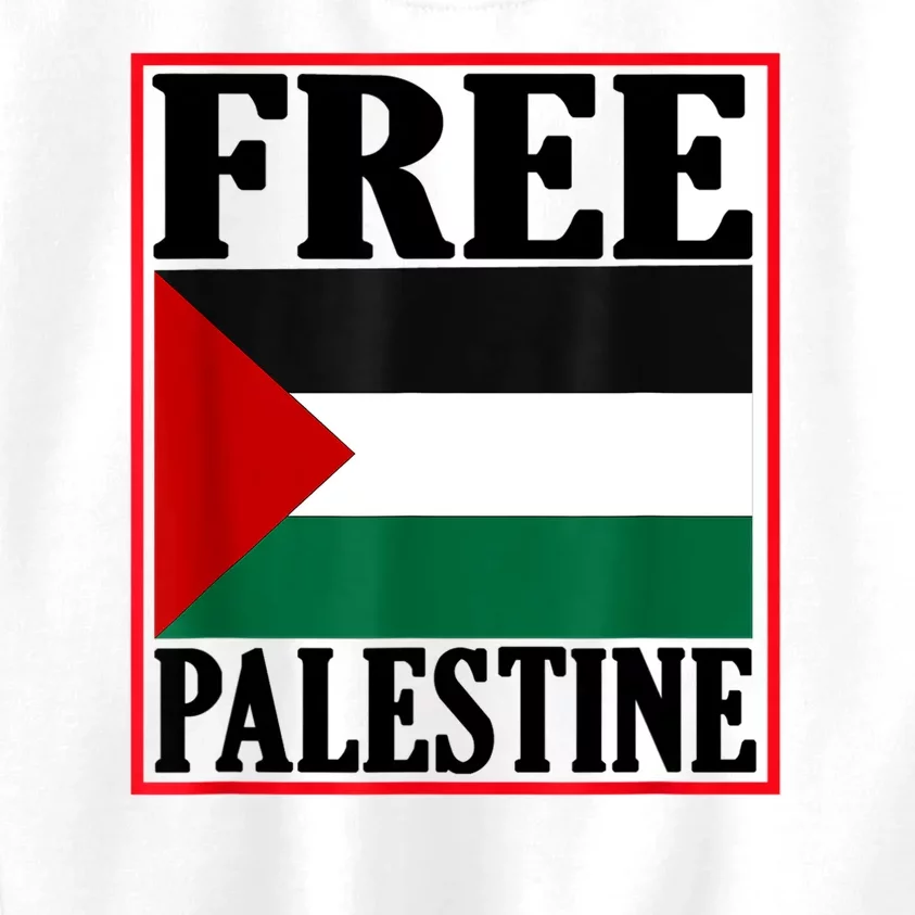 Free Palestine Gaza Palestinian Kids Sweatshirt