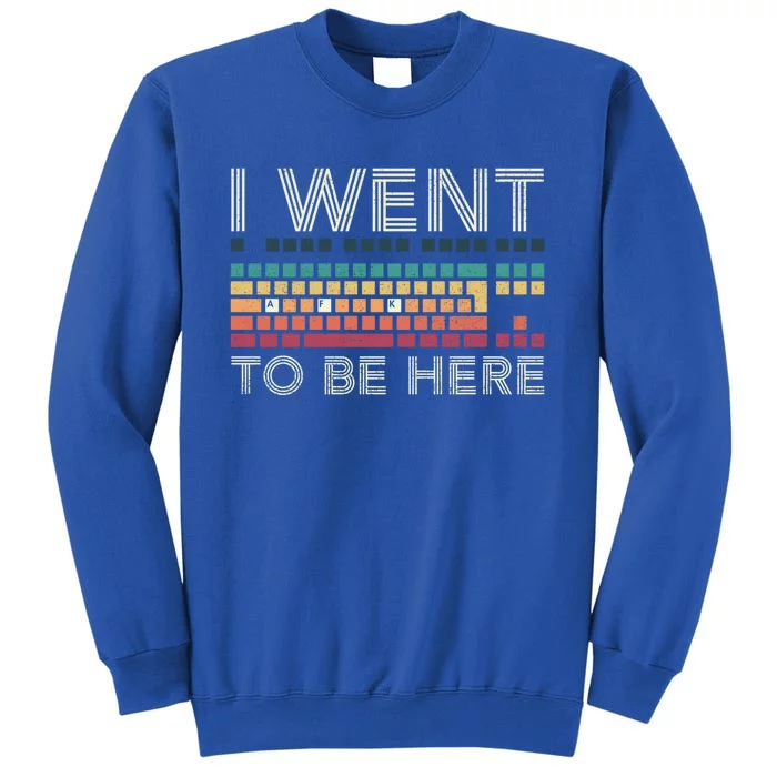 Funny Pc Gamer I Went Afk To Be Here Away From Keyboard Gift Sweatshirt