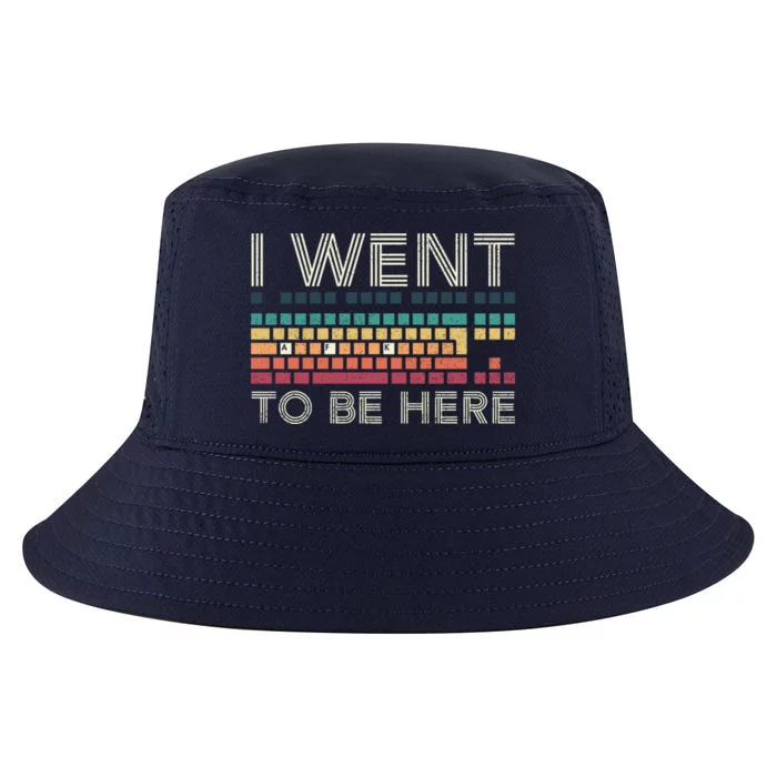 Funny Pc Gamer I Went Afk To Be Here Away From Keyboard Gift Cool Comfort Performance Bucket Hat