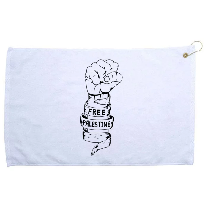 Free Palestine Gaza Palestinian Grommeted Golf Towel