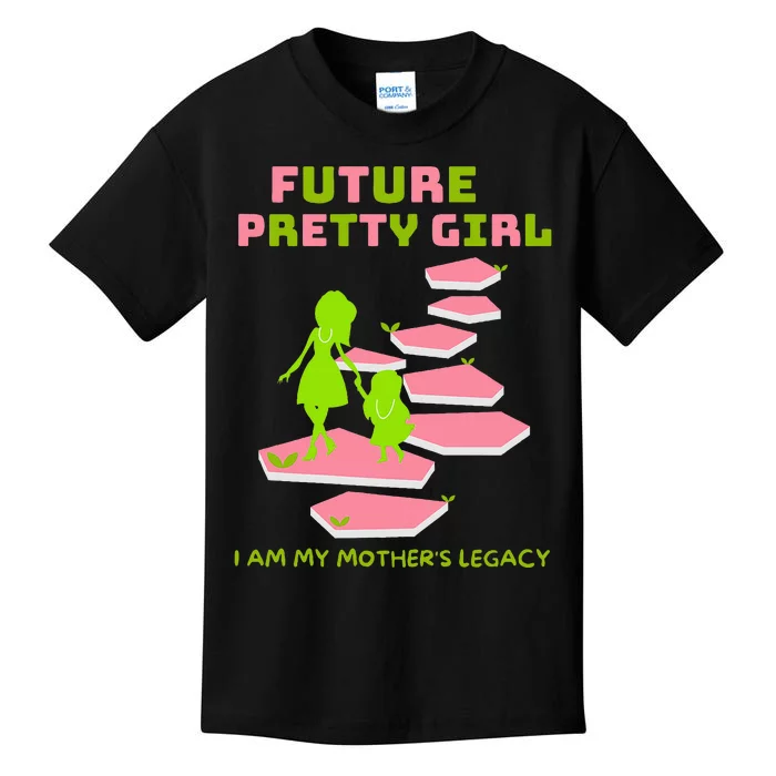 Future Pretty Girl First Black Sorority Kids T-Shirt