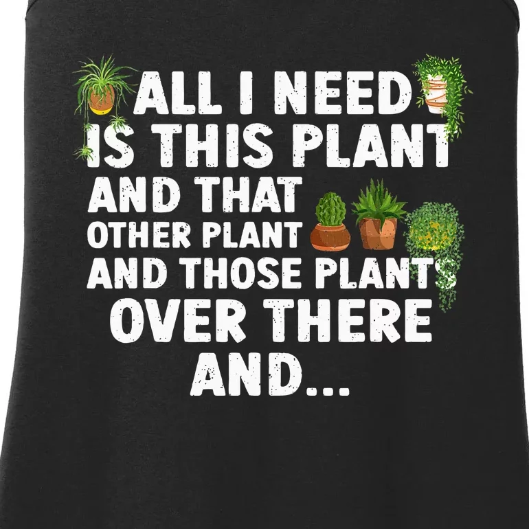 Funny Plant Gardening Garden Plant Lovers Ladies Essential Tank