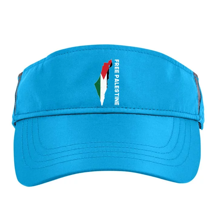 Free Palestine Gift Free Gaza Palestine Flag Arabic Gift Adult Drive Performance Visor