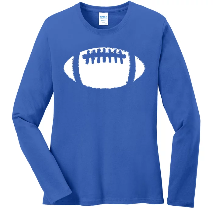 Football Player Gift American Football Lover Gift Ladies Long Sleeve Shirt