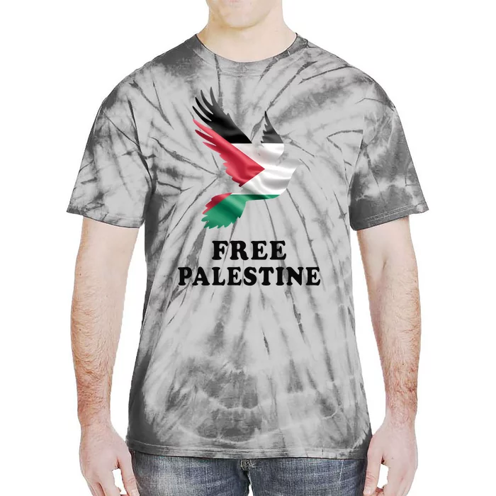 Free Palestine Gaza Freedom Tie-Dye T-Shirt