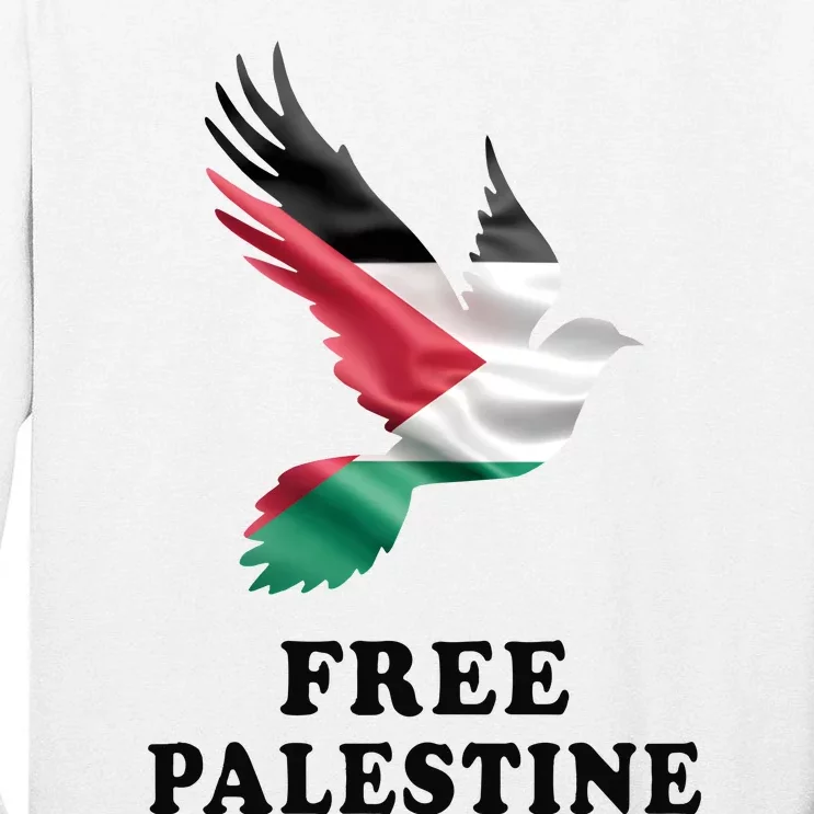 Free Palestine Gaza Freedom Tall Long Sleeve T-Shirt