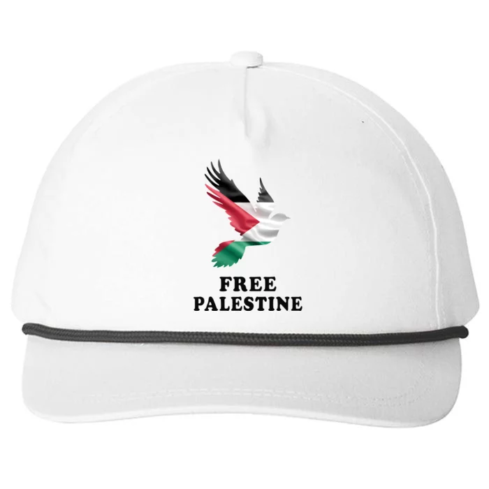 Free Palestine Gaza Freedom Snapback Five-Panel Rope Hat