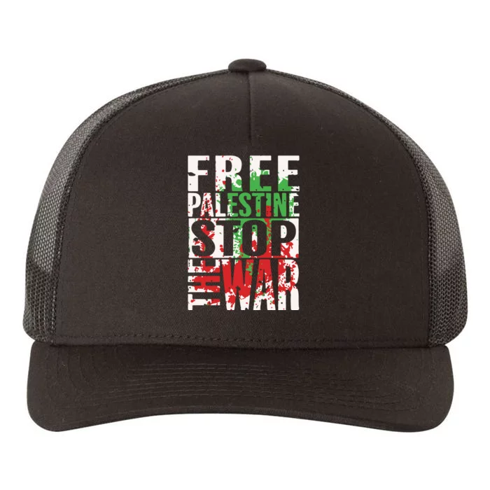 Free Palestine Gaza Freedom End Israeli Occupation Yupoong Adult 5-Panel Trucker Hat