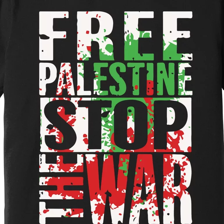 Free Palestine Gaza Freedom End Israeli Occupation Premium T-Shirt