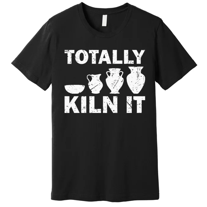 Funny Pottery Gift For  Cool Ceramic Pottery Kiln Premium T-Shirt