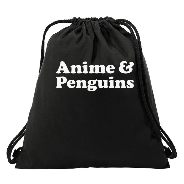 Funny Penguin Gift For Penguin Bird Lover Drawstring Bag