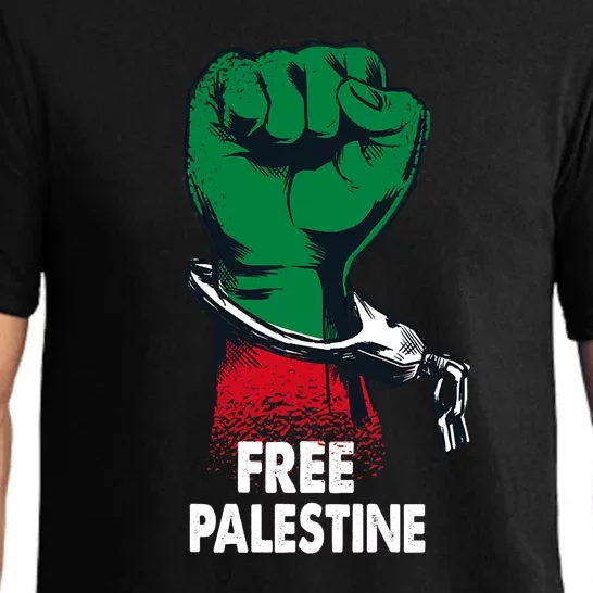 Free Palestine Gaza Palestinian Flag Pajama Set