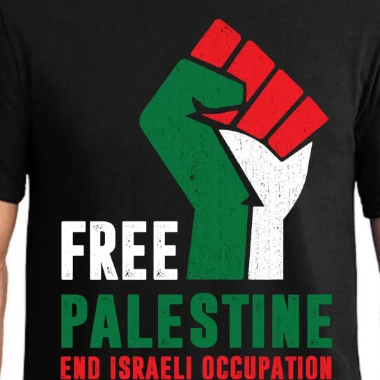 Free Palestine Gaza Freedom End Israeli Occupation Pajama Set