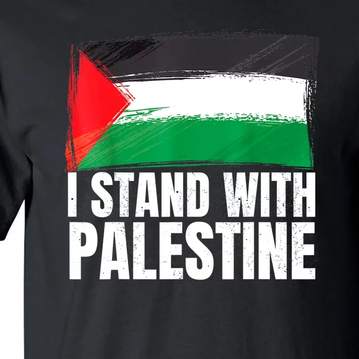 Free Palestine Gaza Palestinian Flag Tall T-Shirt