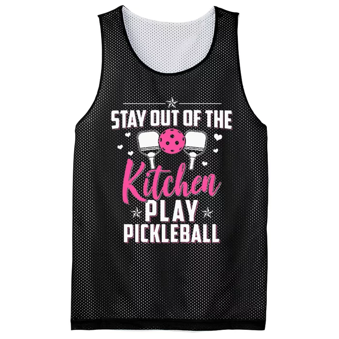 Funny Pickleball Graphic for  Pickleball Player Mesh Reversible Basketball Jersey Tank