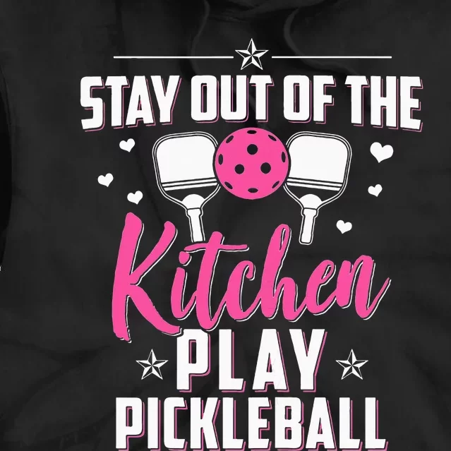 Funny Pickleball Graphic for  Pickleball Player Tie Dye Hoodie