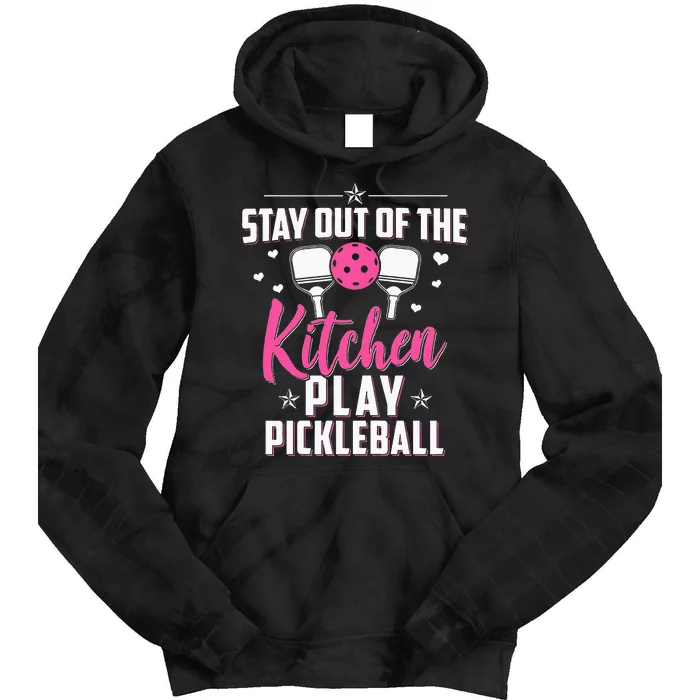 Funny Pickleball Graphic for  Pickleball Player Tie Dye Hoodie