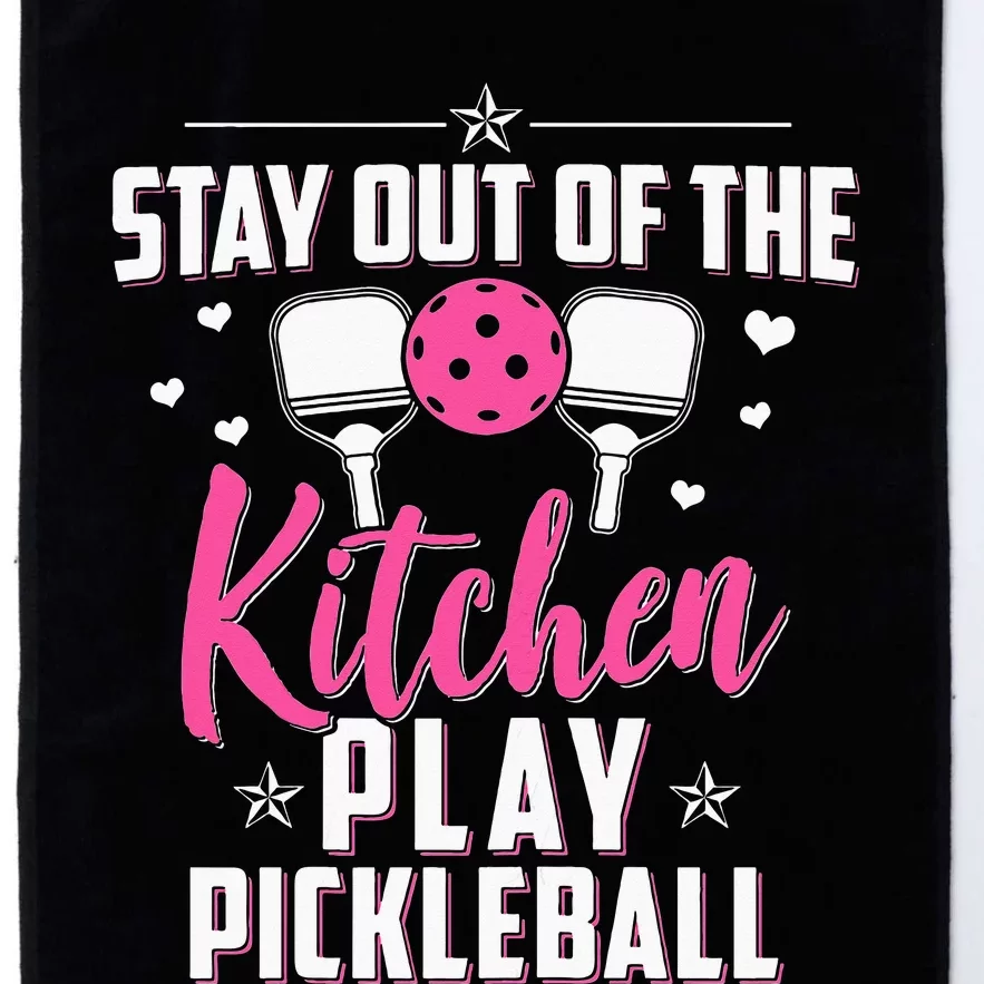 Funny Pickleball Graphic for  Pickleball Player Platinum Collection Golf Towel