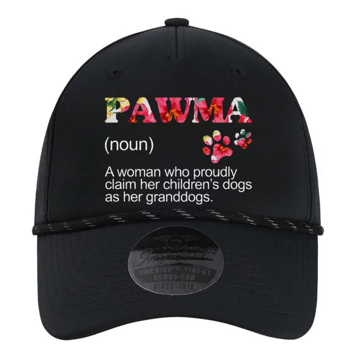 Floral Pawma Grandogs Grandma Dog Mothers Day Funny Performance The Dyno Cap