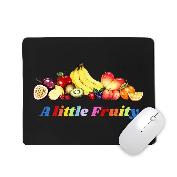 Fruity Pride Gay LGBTQ Fun Rainbow Colors Mousepad