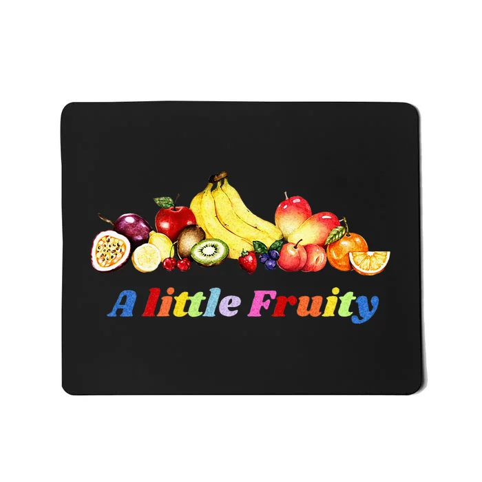 Fruity Pride Gay LGBTQ Fun Rainbow Colors Mousepad