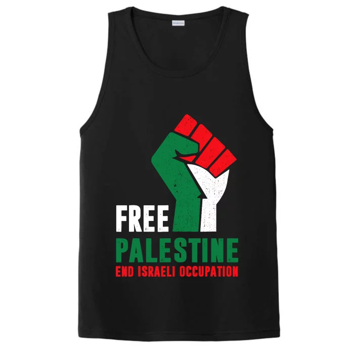 Free Palestine Gaza Freedom End Israeli Occupation Performance Tank