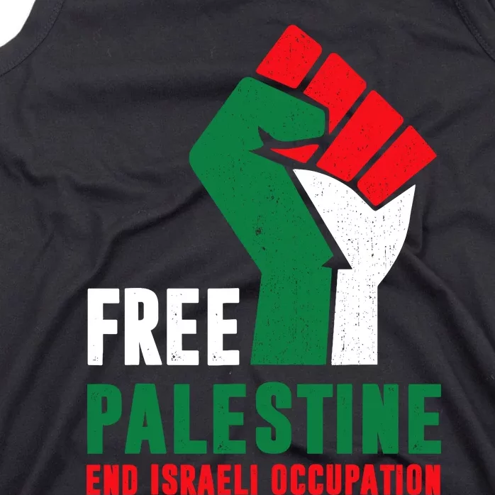 Free Palestine Gaza Freedom End Israeli Occupation Tank Top