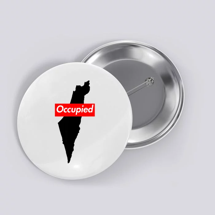 Free Palestine Gaza Palestinian Flag Arabic Button