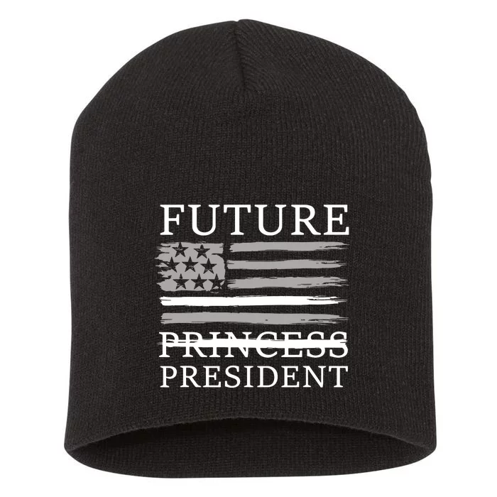 Future President Girl First Female Us President American Short Acrylic Beanie