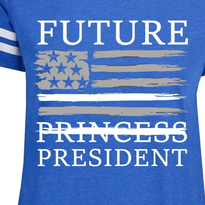 Future President Girl First Female Us President American Enza Ladies Jersey Football T-Shirt