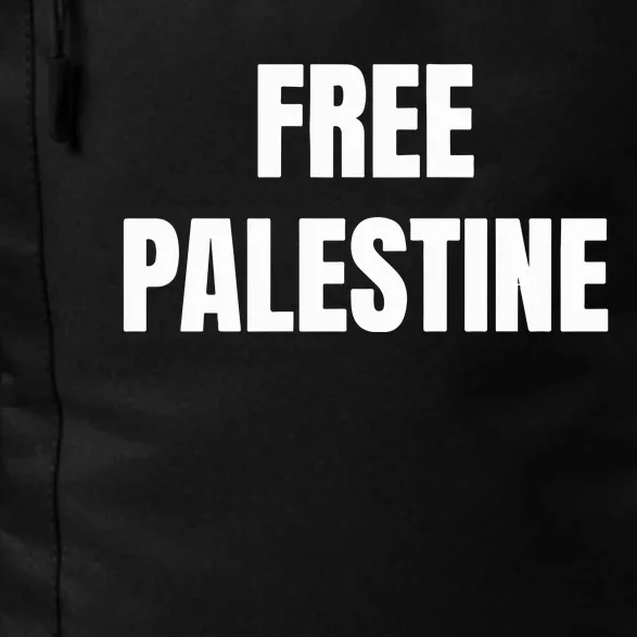 Free Palestine Gaza Freedom Daily Commute Backpack