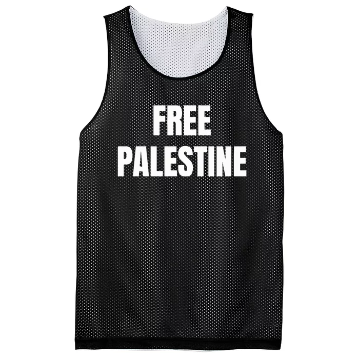 Free Palestine Gaza Freedom Mesh Reversible Basketball Jersey Tank