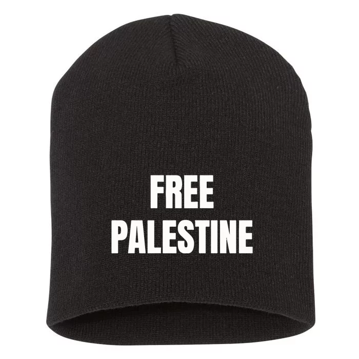 Free Palestine Gaza Freedom Short Acrylic Beanie