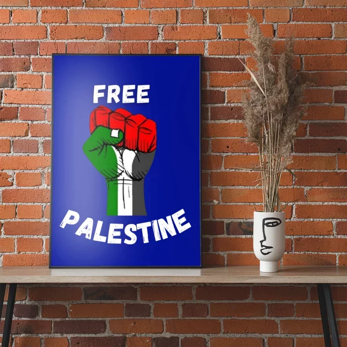 Free Palestine Gaza Arabic Flag Great Gift Poster