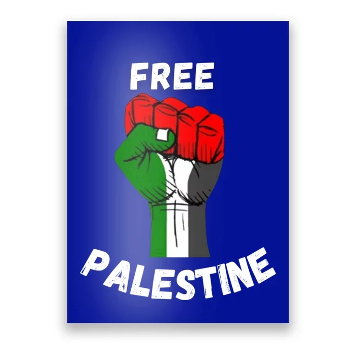 Free Palestine Gaza Arabic Flag Great Gift Poster