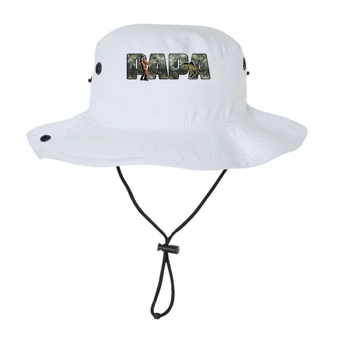 Fishing Papa Gift For Father's Day Legacy Cool Fit Booney Bucket Hat