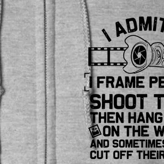 Funny Photographer Gift For Men Women Cool Photography Joke Full Zip Hoodie