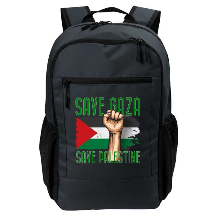 Free Palestine Gaza Flag Arabic Freedom Distressed Vintage Cute Gift Daily Commute Backpack