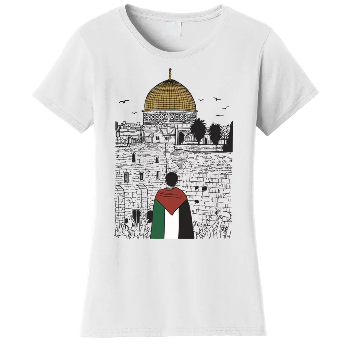 Free Palestine Gaza Palestine Support Women's T-Shirt