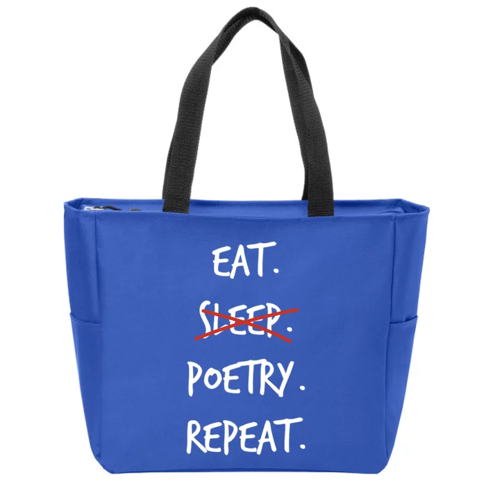 Funny Poetry Gift Poet Cute Gift Zip Tote Bag