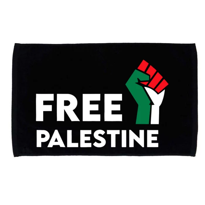 Free Palestine Gaza Flag Freedom For Palestinians Microfiber Hand Towel